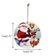 thumbnail image 2 of Xihbxyly Adornos Navideños de Madera, Diseños de Cabezas de Animales de Doble Cara, Impresión Por Sublimación de Alta Temperatura, Decoración Navideña Versátil, Regalos para Árboles, Ventanas, Puerta, 2 of 7