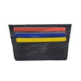 thumbnail image 5 of Waterproof Genuine Eel Skin Soft Leather Slim Thin Credit Card Holder Wallet (Black), 5 of 6