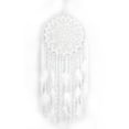 thumbnail image 1 of Dream Catcher , With Spring, Wall Hanging, 30 Cm Circle, 100 Cm Long, White, 1 of 5