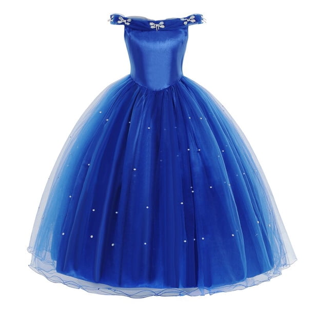 Disfraz de Cenicienta para niñas, disfraz de princesa para Cosplay, Ropa para Niñas, Navidad, fiesta de Halloween, vestido de cumpleaños para niños Fivean unisex