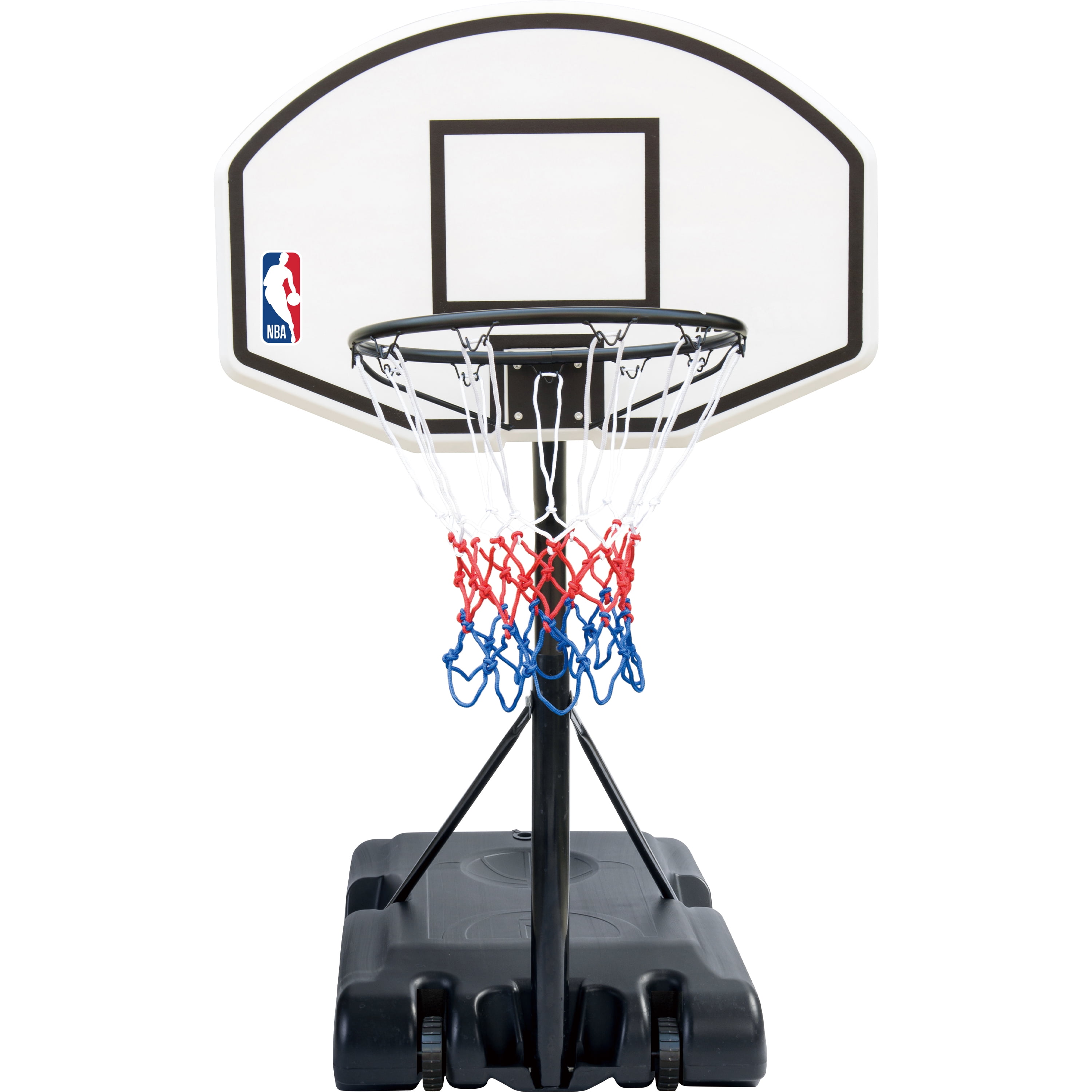 NBA Official 35&quot; Portable Poolside Basketball Hoop with Portable Wheeled Base