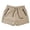 A-Khaki789, variant on XIAONU Men's Athletic Shorts Drawstring Waist Zipper Pockets Daily Shorts