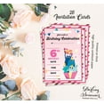 thumbnail image 5 of Darling Souvenir Pink Birthday Invitation Card Printable Elegant Fill or Write In Blank Party Invites 28 Pcs 5 x 7 Inches, 5 of 5