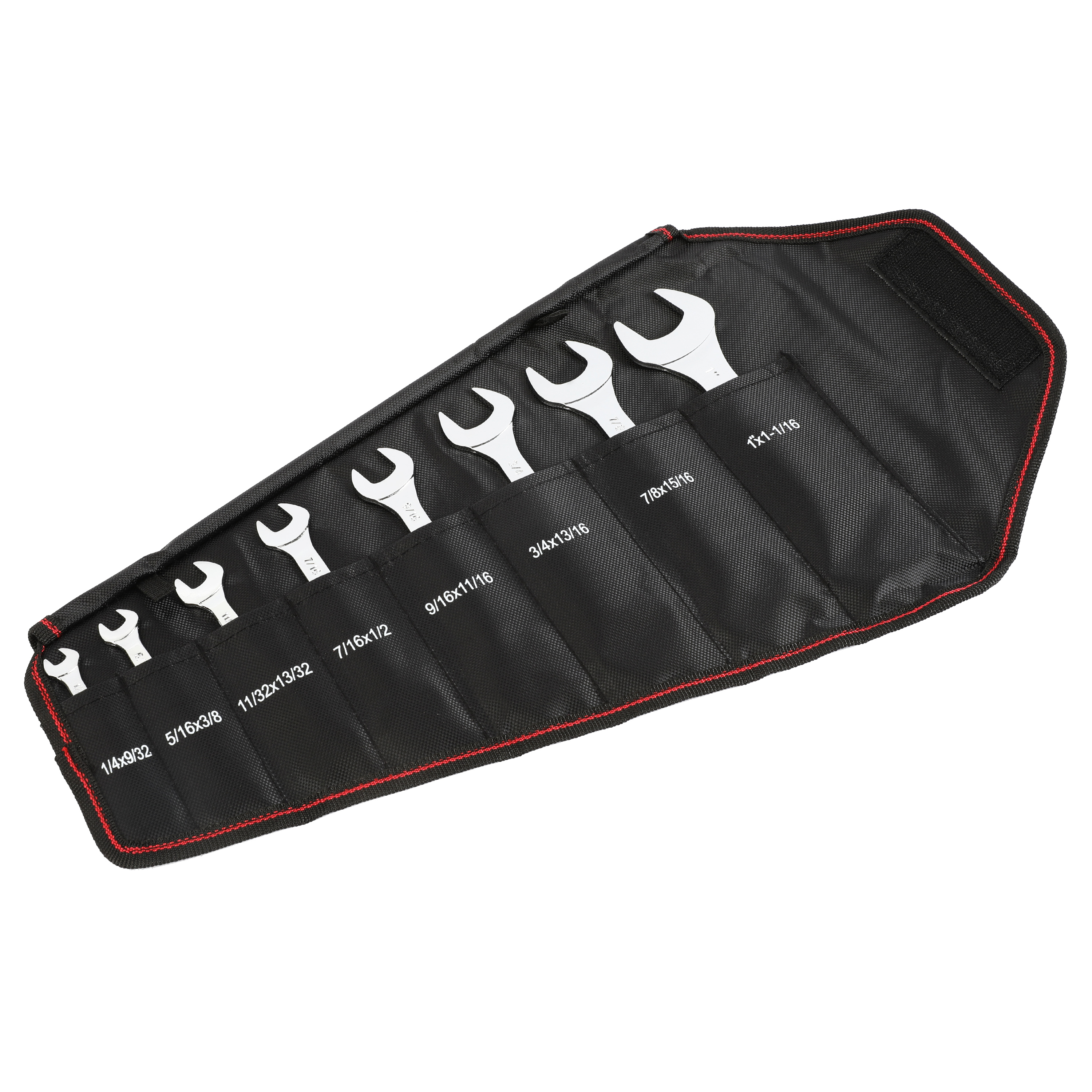 Hyper Tough 8-Piece Thin Open-End Wrench Set with Pouch photo 6