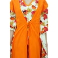 thumbnail image 2 of Bimba Rayon Long Kaftan Printed Maxi Floral Caftan Boho Chic Beach Night Coverup, 2 of 8