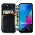 thumbnail image 3 of Flip Wallet Case for Moto G Play 4G 2024, Premium PU Leather Luxury Case with Kickstand & Card Slots, Magnetic Closure Inner Soft TPU Shockproof Protective Case for Women Men, Black, 3 of 7
