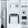 thumbnail image 2 of SONGMICS Metal Folding Luggage Rack, Black URLR64B, 2 of 6