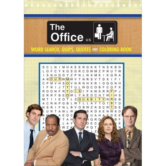 The Office Word Search, Quips, Quotes and Coloring Book (Paperback)