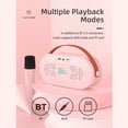 thumbnail image 3 of Karaoke Mini Bt Karaoke Machine Altavoz Karaoke Con Micrófonos Inalámbricos Efecto De Luz De Color Deslumbrante Para Adultos Partido En Casa Para Niños, 3 of 7
