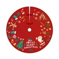 thumbnail image 2 of POINTERTECK Nice-looking Tree Skirt  Flannel Decorative Christmas Exquisite Tree Pad for Festival Style 10 One Size, 2 of 13