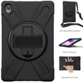 thumbnail image 7 of XYX Case for Lenovo Tab P11 Plus/Tab P11 11.0 inch Released 2021 with 360 Degree Rotating, Hand Strap, Shoulder Strap, Black, 7 of 7