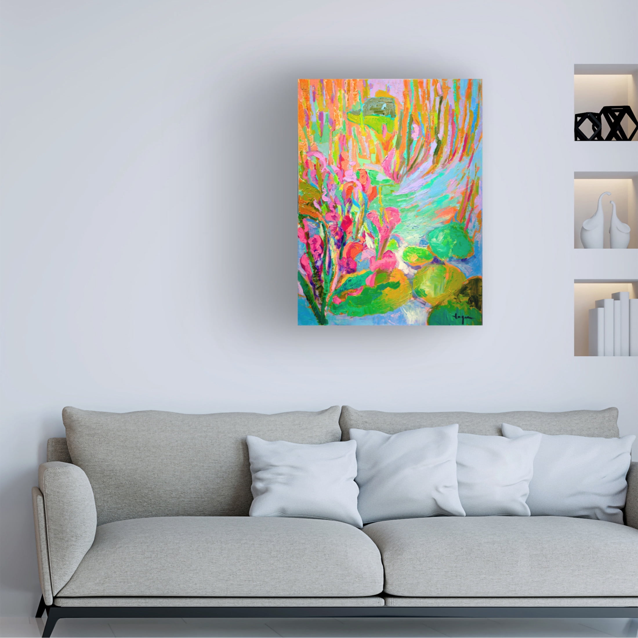 Canvas Wall Art - Dorothy Fagan 'Ponfofmyowni' Wall Art for Living Room, Bedroom, or Office D?cor by Trademark Fine Art - 24 x 32 Inches