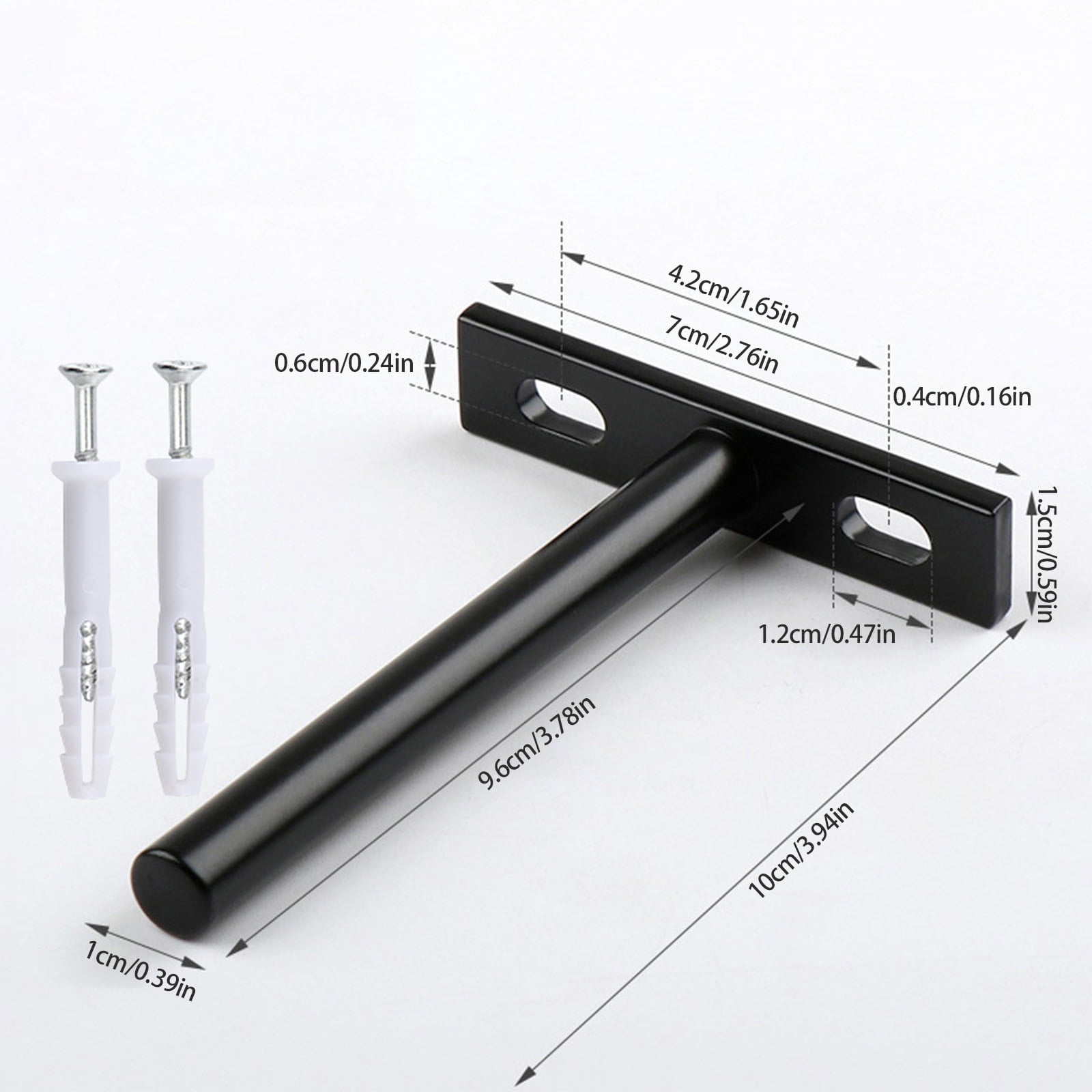 Concealed Floating Shelf Supports Unseen Wall Mounted Folding Table Shelf Brackets for Home decors & Space Optimization