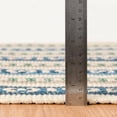 thumbnail image 2 of Dash & Albert Long Slade Handwoven Cotton Rug, 2' x 3', Indigo, 2 of 7