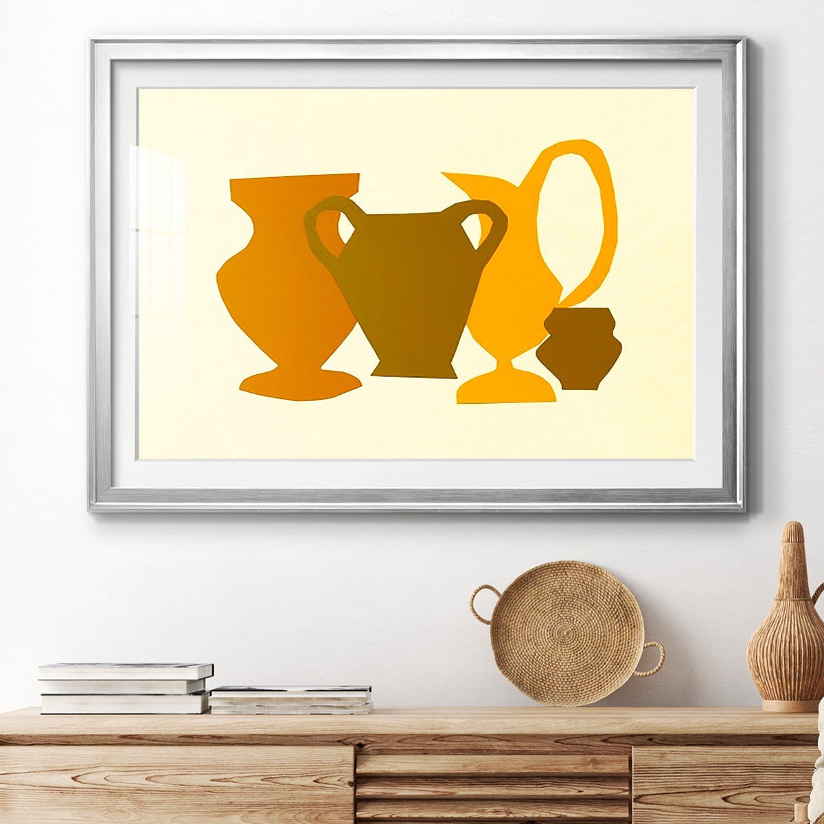 Posing Pottery II Premium Framed Print - Ready to Hang