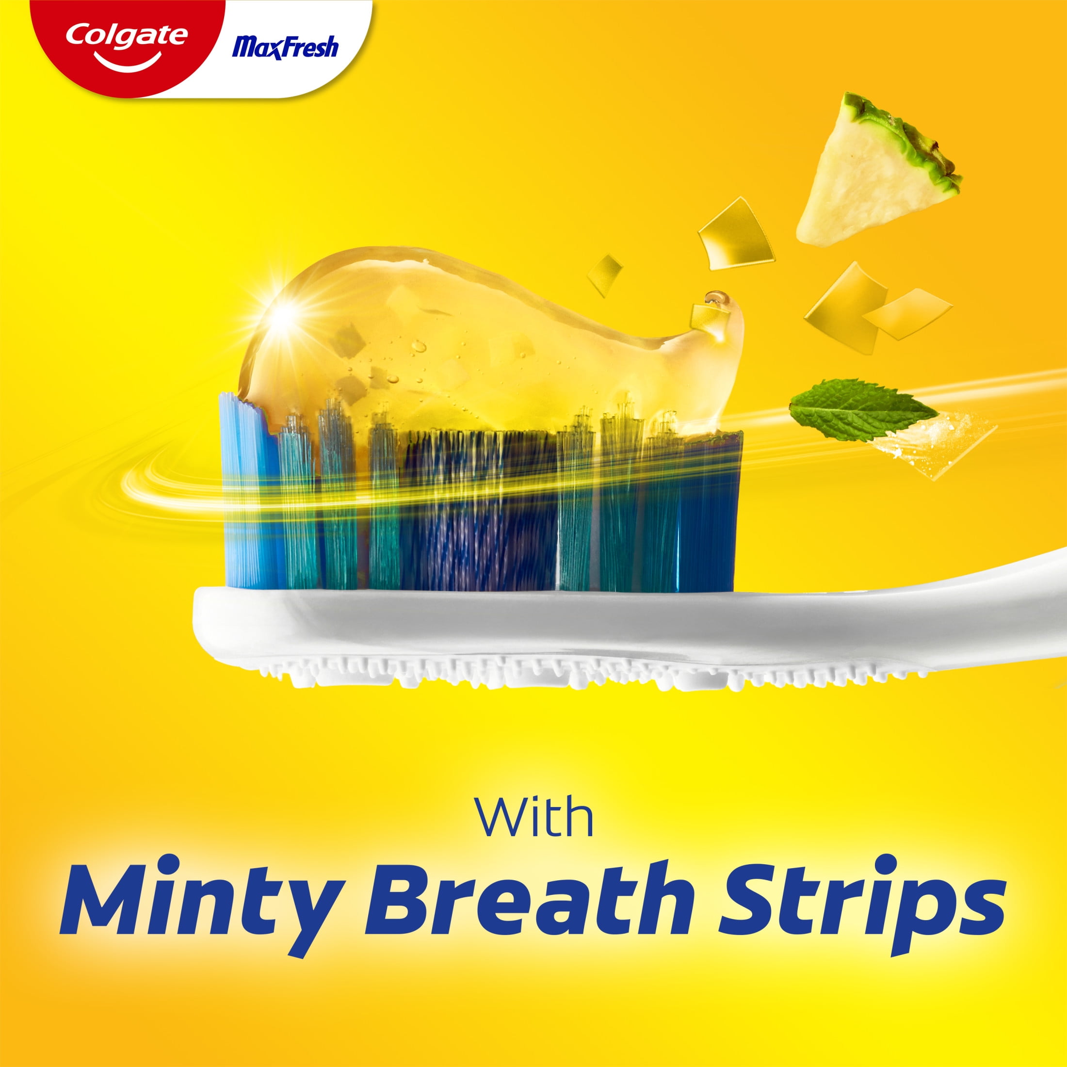 (2 pack) Colgate Max Fresh Anticavity Fluoride Toothpaste, Pineapple Coconut Crush with Mint, 4.5 Oz