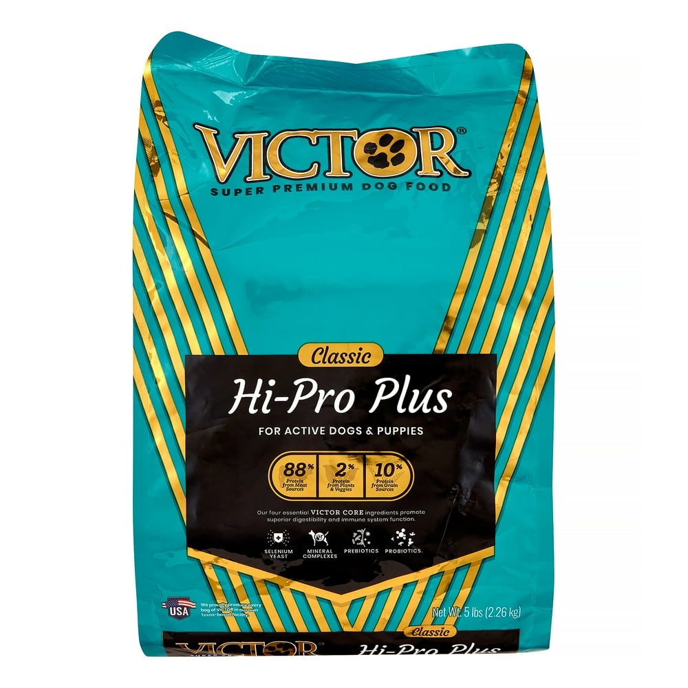 Victor HiPro Plus Formula Dry Dog Food, 5 lb