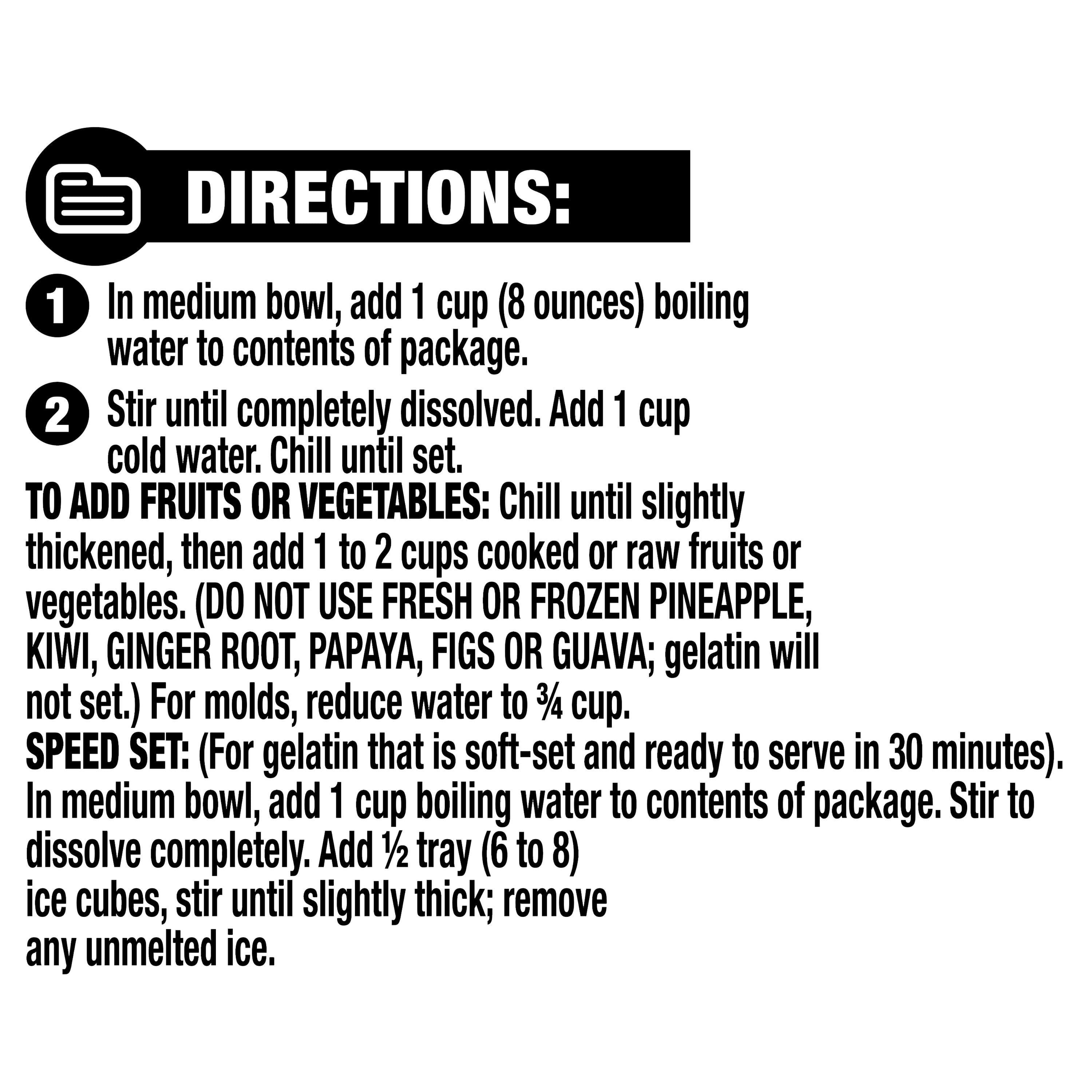 (6 pack) Great Value Sugar Free Orange Gelatin, 0.3 oz