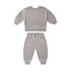 thumbnail image 1 of Gibobby Conjunto de pantalones para niños Traje de algodón para niños El nuevo bebé Cuello redondo Pantalones de dos piezas de manga larga para el invierno(Gris,18-24 Meses), 1 of 3