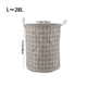 thumbnail image 4 of 1 Cesta De Ropa Sucia Para El Hogar, Cubo De Almacenamiento De Juguetes, Cesta De Ropa Sucia De Algodón Y Lino De Tela A Cuadros, Cesta De Almacenamiento Impermeable Plegable Grande, Baño, Dormitorio,, 4 of 4