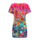 thumbnail image 3 of Puntoco Vestido De Manga Corta Para Mujer, Vestido Con Cuello Redondo Y Estampado Floral, Vestido De Manga Corta Con Cuello Redondo, Color S,Regalos Para Mujer Joven, 3 of 5