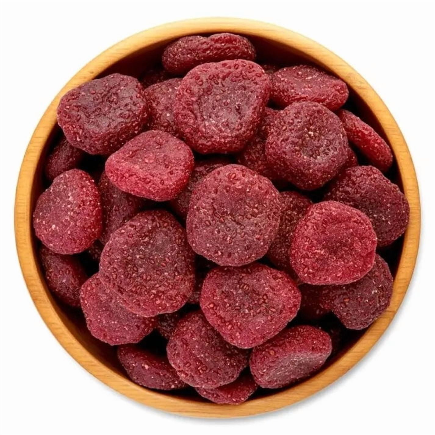 NY SPICE SHOP Whole Dried Strawberries - 3 Pound - Dried Whole Strawberries - Chewy Strawberry Treats - Dried Strawberry Snacks - Vibrant Whole Berry Treats for Toppings, Mixes & Everyday Use