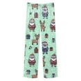 thumbnail image 5 of Gubotare Boys Christmas Pajamas Boys' Pajamas 2-Piece Pjs Sleepwear Kids Warm Cartoon Suits Label Button Down Top Fall Winter Outfits Size 11-12 (Green,11-12 Years), 5 of 9