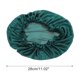 thumbnail image 2 of Ofertas Únicas 2 Piezas Gorro de Ducha para Mujeres con Flores para Baño Hotelero de Satén Negro, Seda de Leche, 2 of 5