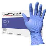 Innovative Haus Small Indigo Disposable Nitrile Gloves, 3.6 Mil, 100 Count
