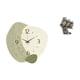 thumbnail image 1 of Reloj de pared,Reloj de pared silencioso Reloj de pared nórdico Decoración del hogar,Figuras de búho,Figuras de búho,animales artificiales,artesanías,decoración del hogar,Figura en, 1 of 8
