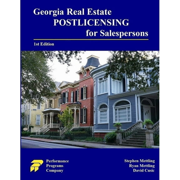 Georgia Real Estate Postlicensing for Salespersons (Paperback)
