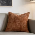 thumbnail image 7 of Modern Boho Chenille Throw Pillow Cover 20x20 Inch – Thick Textured Decorative Cushion Case with Hidden Zipper for Sofa, Couch & Bed (Beige), 7 of 7