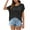 Black, variant on Jacenvly Womens Tops Casual Clearance Summer New Women's Solid Hand Hooked Cover Up Loose Large Size Knitted Shirt for Women Women Tops Sale
