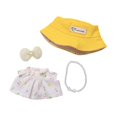thumbnail image 2 of Falda con tirantes de muñeco de peluche, haz tus propias muñecas, disfraces de juego de imitación a la moda, ropa educativa, vestido para muñecas de Falda y sombrero de conejo, 2 of 8