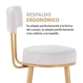thumbnail image 2 of Silla Alta Para Barra Onof K2SABG Taburete Onof Color Gris 2 Pz, 2 of 2