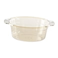 thumbnail image 3 of Lipstore Bassine de Lavage Transparente Bassine de Lavage Panier à Linge pour Vêtements Fruits Randonnée 23cmx10.2cm, 3 of 8