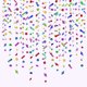 thumbnail image 1 of Kit de guirnaldas con confeti para decoración de fiestas, Cheerland Rainbow, 1 of 5