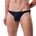 thumbnail image 2 of Aayomet Men Underwear Mens Boxer Briefs Soft Cotton Open Fly Tagless Underwear,Dark Blue M, 2 of 5