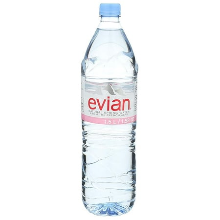 Pack of 1 Evian Spring Water, 50.7 Fluid Ounce