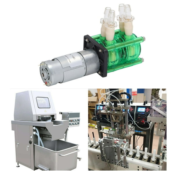 Peristaltic Pump, BPT Tubing Water Pump Low Noise Double Head 300rpm