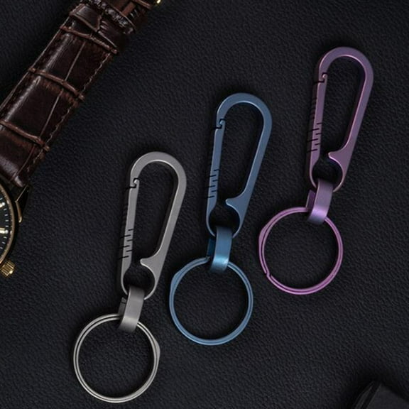 WEUVEB Car Key Rings Metal Professional Design 1Pack 2.8*1In