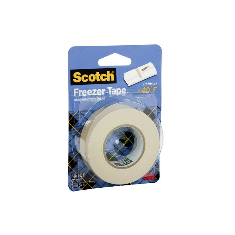 Scotch Freezer Tape, 0.75 in. x 1000 in., 1 Roll 