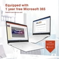 thumbnail image 3 of HP Stream Laptop, 14" HD Display, Intel Celeron N4120 Processor, 16GB Memory, 320GB Storage (64GB eMMC + 256GB Card), 1-Year Office 365, Webcam, HDMI, Wi-Fi, USB-C, Windows 11 Home, White, JVQ MP, 3 of 4