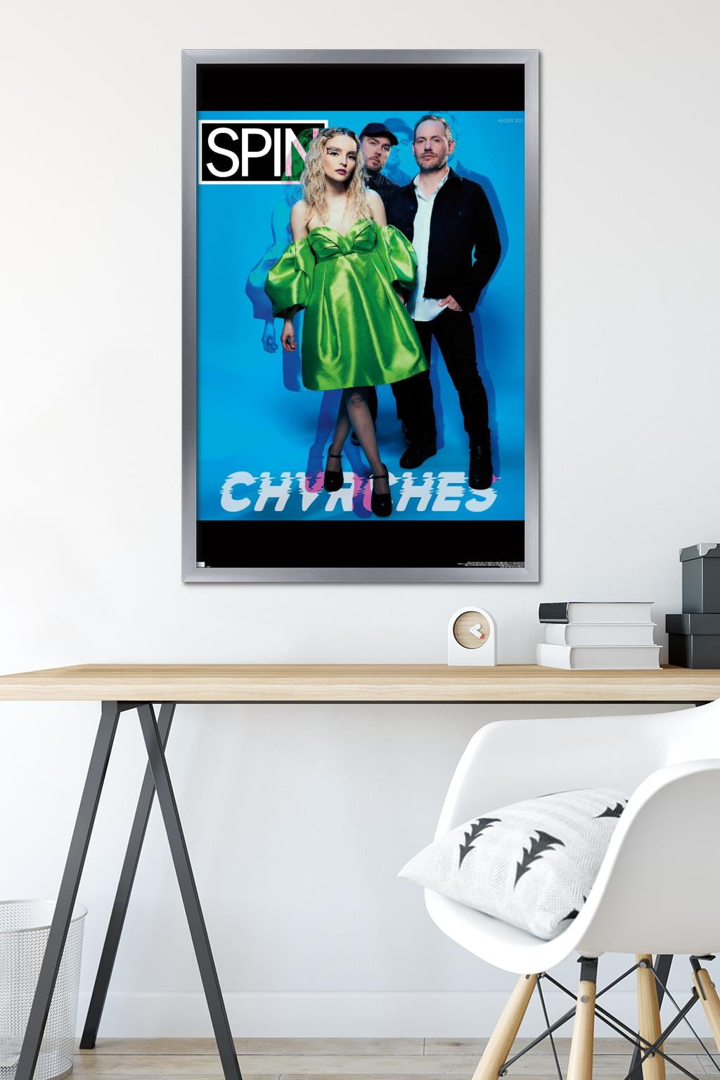 SPIN Magazine - CHVRCHES 21 Wall Poster, 22.375" x 34" Framed