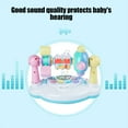 thumbnail image 5 of syligr Baby Musical Piano Toy with Turning Rattle for 6+ Months Interactive Early Learning Electronic Organ, Toddler Activity Center, 5 Keys Flashing Lights, Birthday Gift for Infants 0-12 Months, 5 of 6