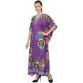 thumbnail image 3 of Miss Lavish London Women Kaftans Dresses, Purple M, 3 of 7