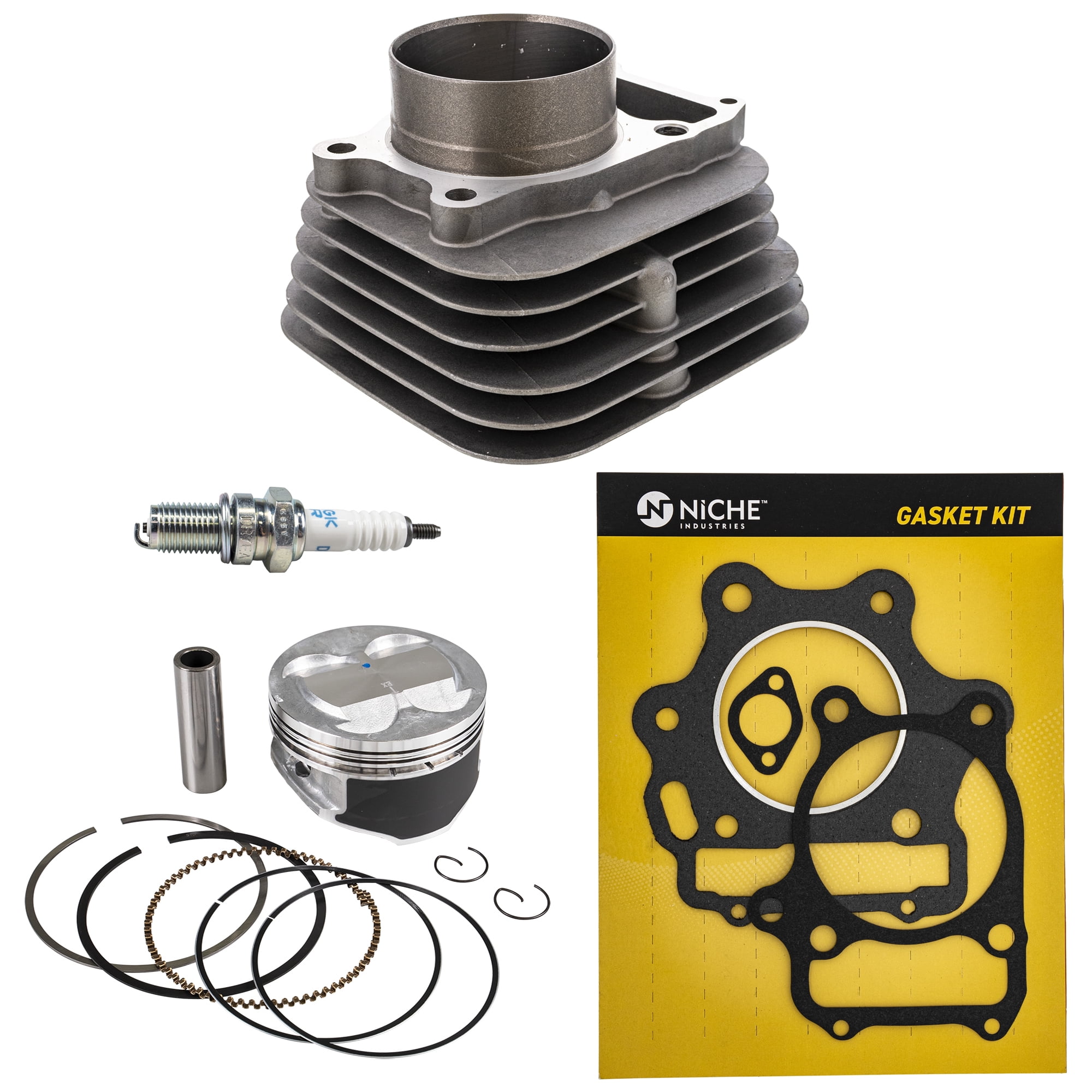Caltric Cylinder Head & Base Gasket Set - Compatible With Honda TRX300EX Sportrax 300 1993-2008 Models