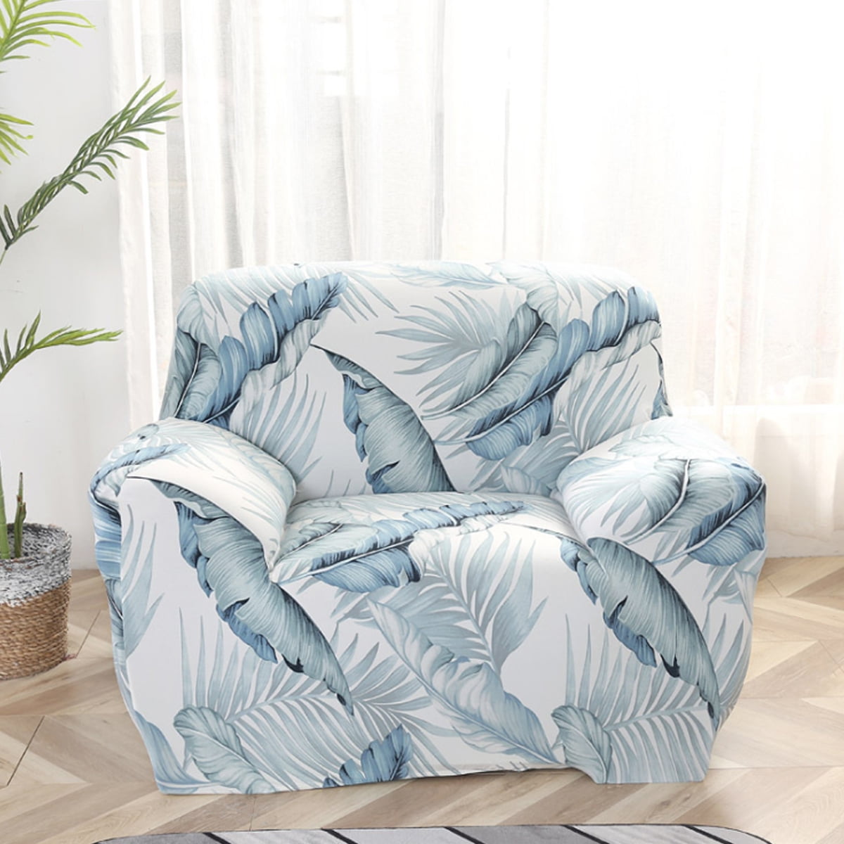 1/2/3/4 Seater Printed Sofa Cover Stretch Couch Cover, Super Soft