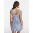 thumbnail image 3 of No Boundaries Empire Waist Dress with Cap Sleeves, Women's XXS-XXL, 3 of 5