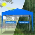 thumbnail image 4 of Autlaycil 10'x10' Outdoor Canopy Tent, Commercial Instant Gazebos, Portable Shelter Canopies(Blue), 4 of 8